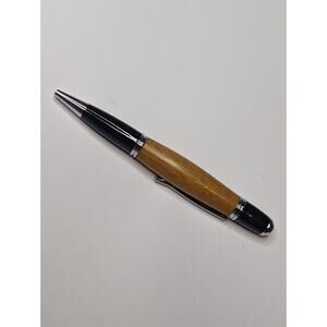 Gatsby‎ Twist Pen Chrome Finish Teak Body Hand Turned Pen